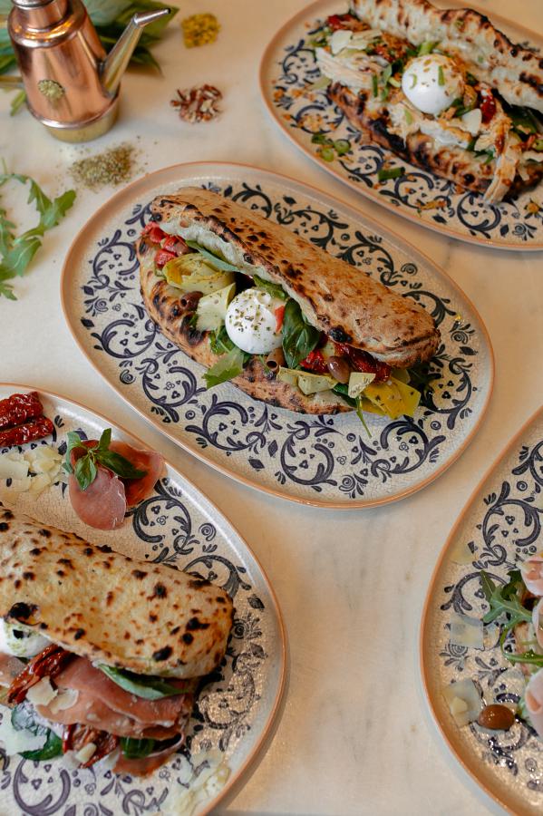 sandwich avec une burrata